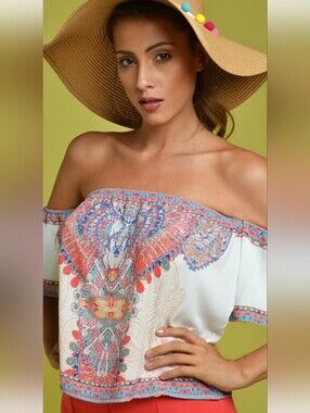 EUC Flying Tomato Off Shoulder Top